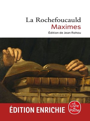 cover image of Maximes